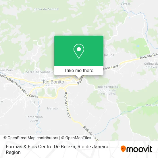 Formas & Fios Centro De Beleza map