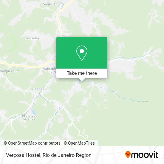 Verçosa Hostel map