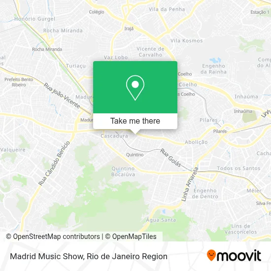 Madrid Music Show map