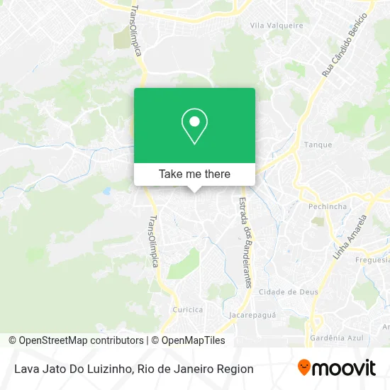 Lava Jato Do Luizinho map
