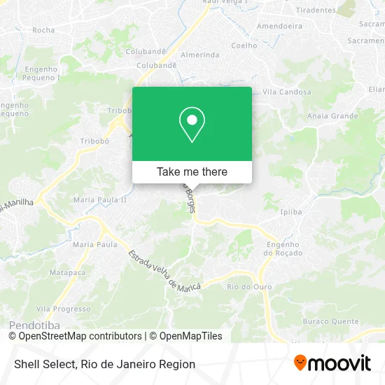 Shell Select map