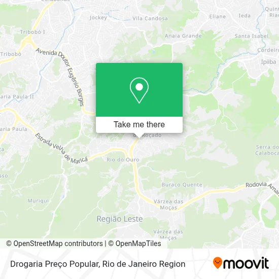 Drogaria Preço Popular map