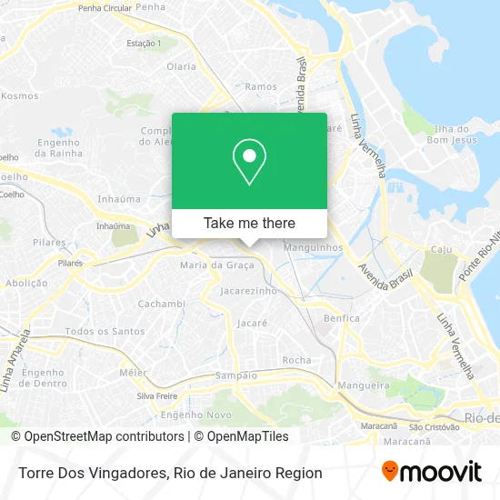 Torre Dos Vingadores map