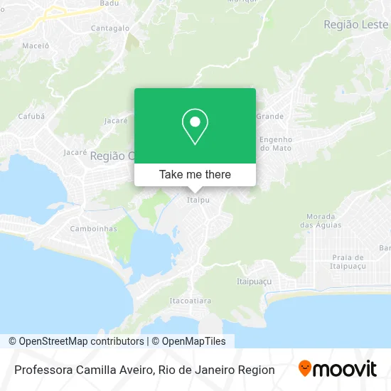 Professora Camilla Aveiro map