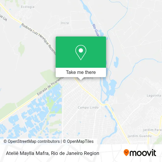 Ateliê Maylla Mafra map