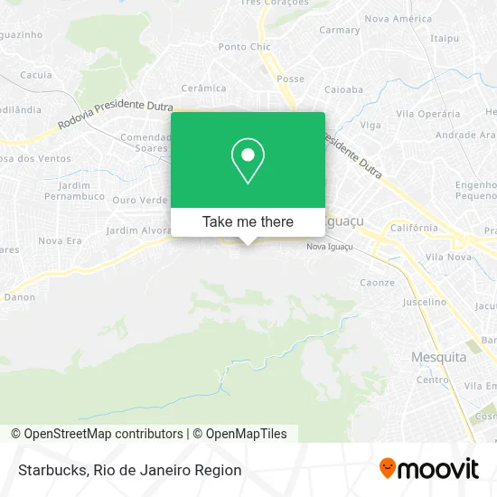 Starbucks map