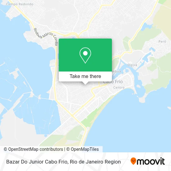 Bazar Do Junior Cabo Frio map