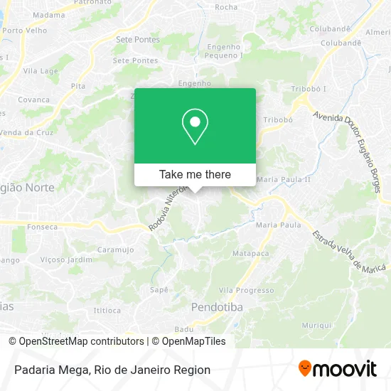 Padaria Mega map