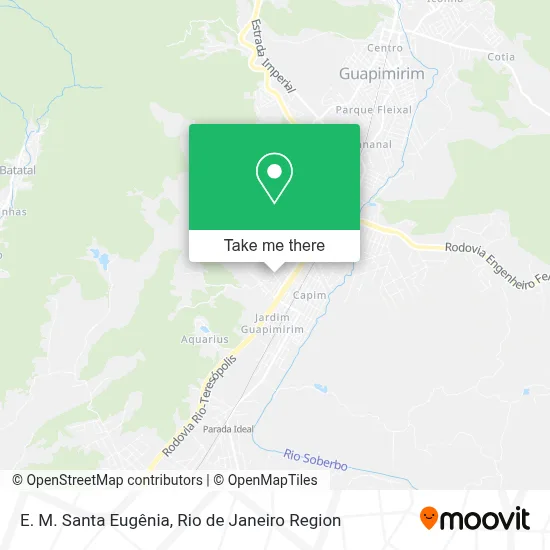 E. M. Santa Eugênia map