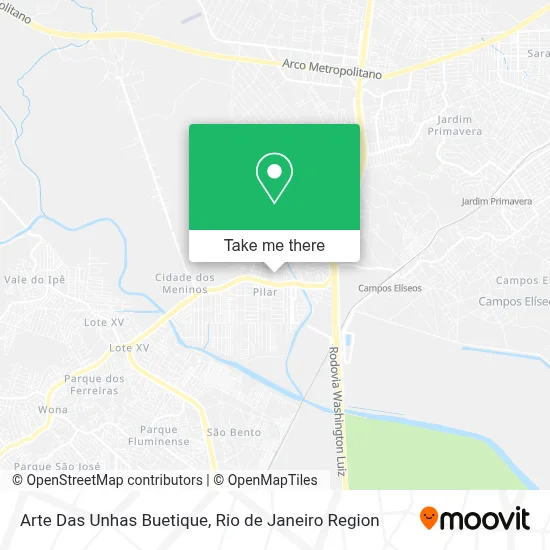 Arte Das Unhas Buetique map
