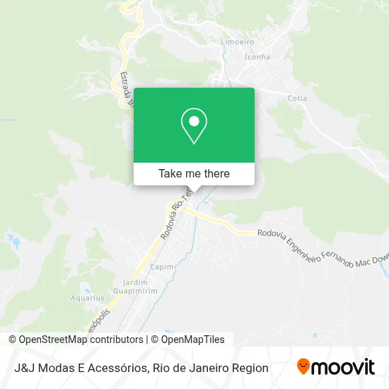J&J Modas E Acessórios map