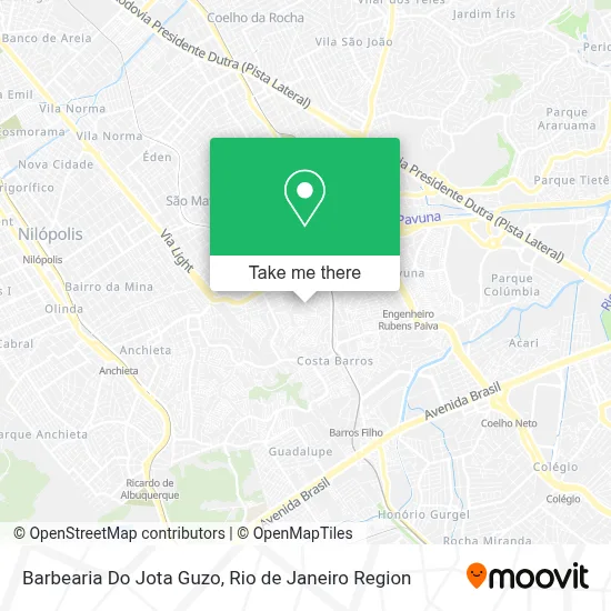 Barbearia Do Jota Guzo map