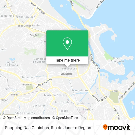 Shopping Das Capinhas map
