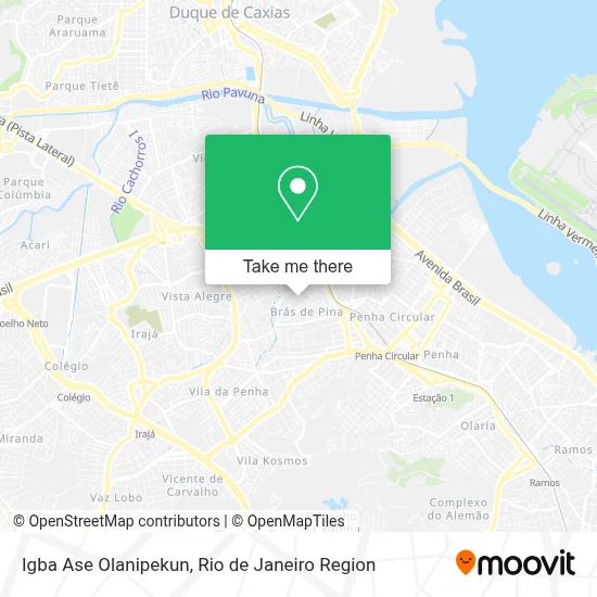 Igba Ase Olanipekun map