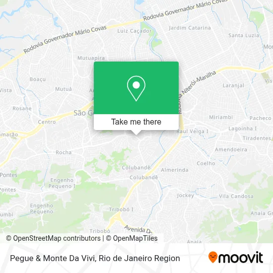 Pegue & Monte Da Vivi map