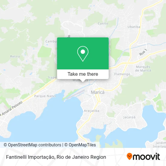 Fantinelli Importação map