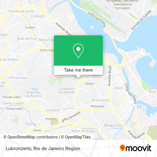 Lubronzerio map
