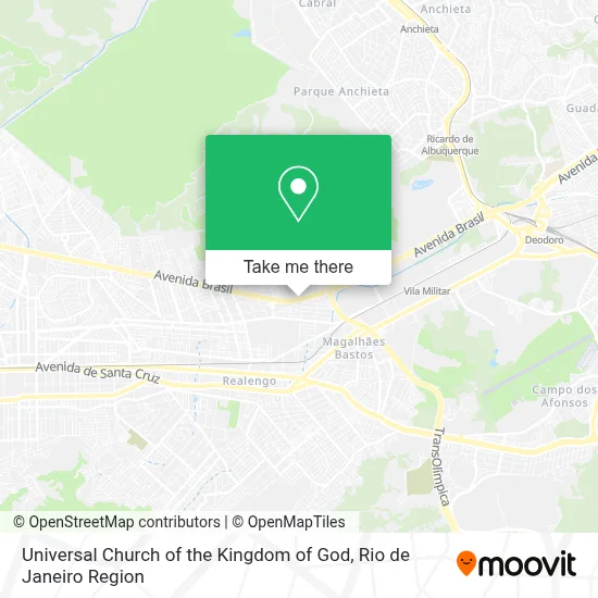 Igreja Universal Do Reino De Deus map