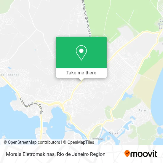 Morais Eletromakinas map