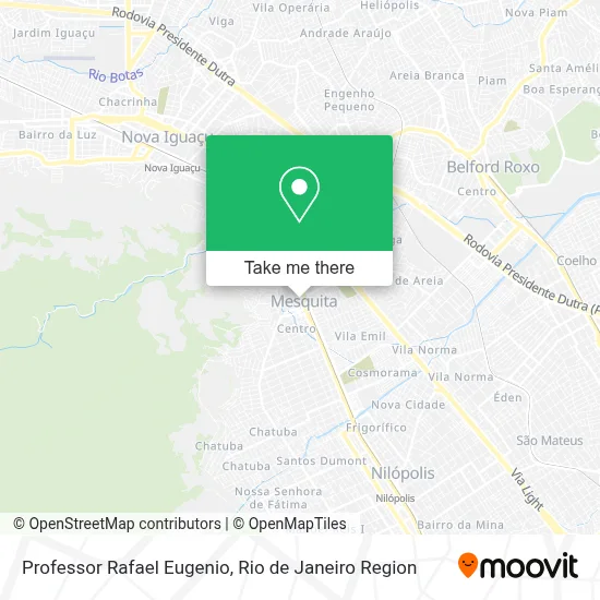 Professor Rafael Eugenio map