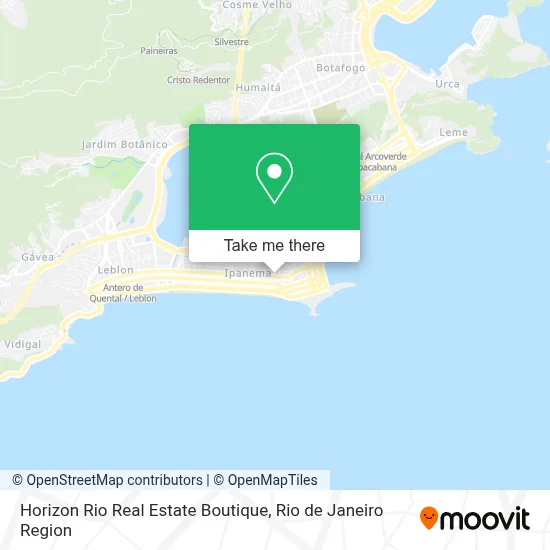 Horizon Rio Real Estate Boutique map
