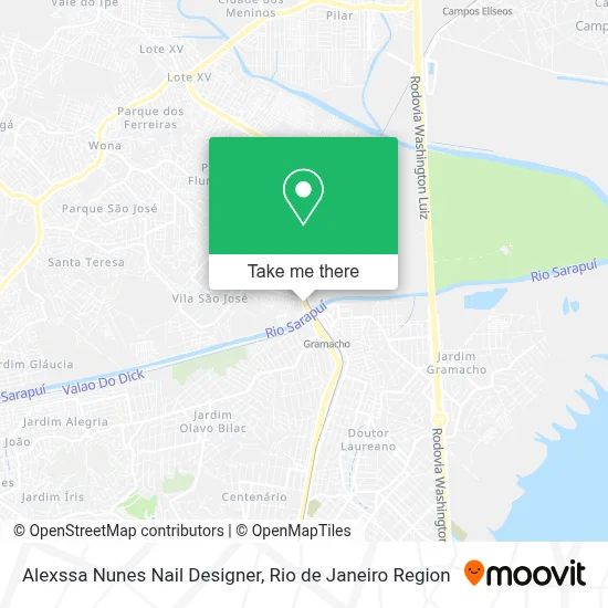Alexssa Nunes Nail Designer map