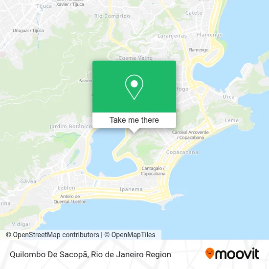 Quilombo De Sacopã map