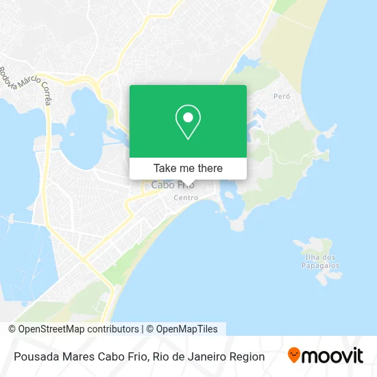 Pousada Mares Cabo Frio map