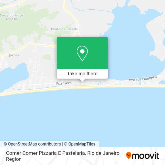 Comer Comer Pizzaria E Pastelaria map