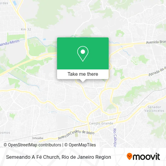Semeando A Fé Church map
