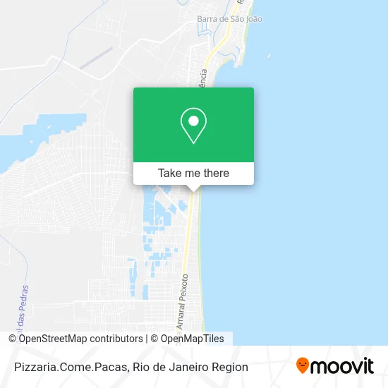Pizzaria.Come.Pacas map