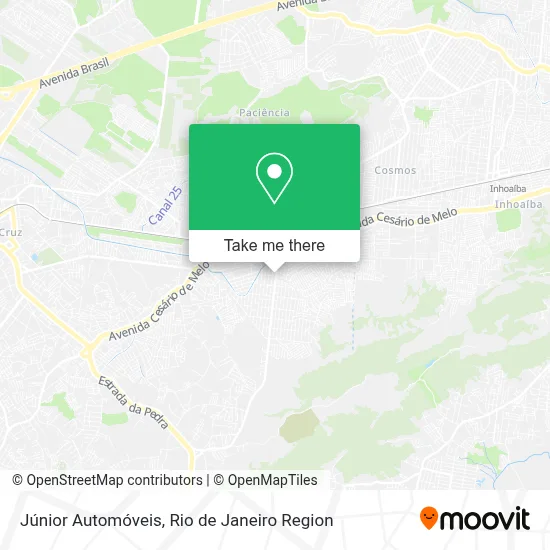 Júnior Automóveis map
