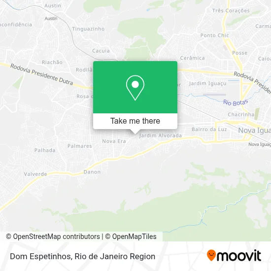 Dom Espetinhos map