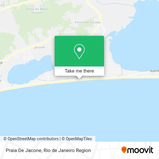 Praia De Jacone map