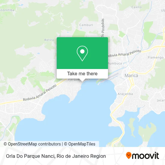 Orla Do Parque Nanci map