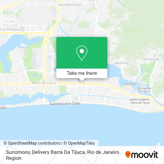 Sunomono Delivery Barra Da Tijuca map