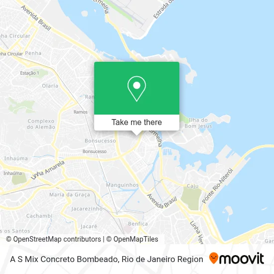 A S Mix Concreto Bombeado map