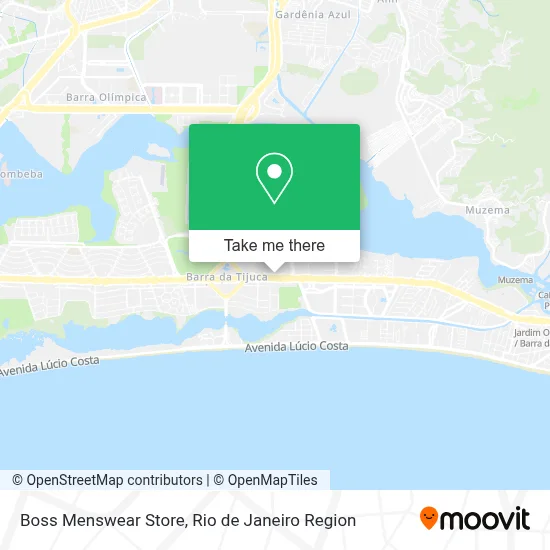 Boss Menswear Store map