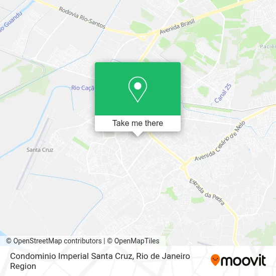 Condominio Imperial Santa Cruz map