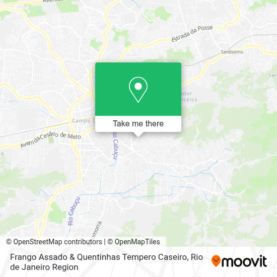 Frango Assado & Quentinhas Tempero Caseiro map