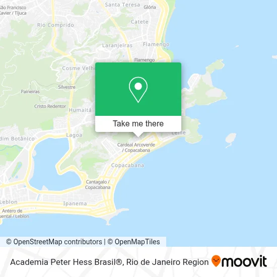 Academia Peter Hess Brasil® map