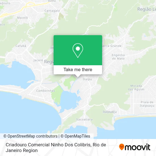 Criadouro Comercial Ninho Dos Colibris map