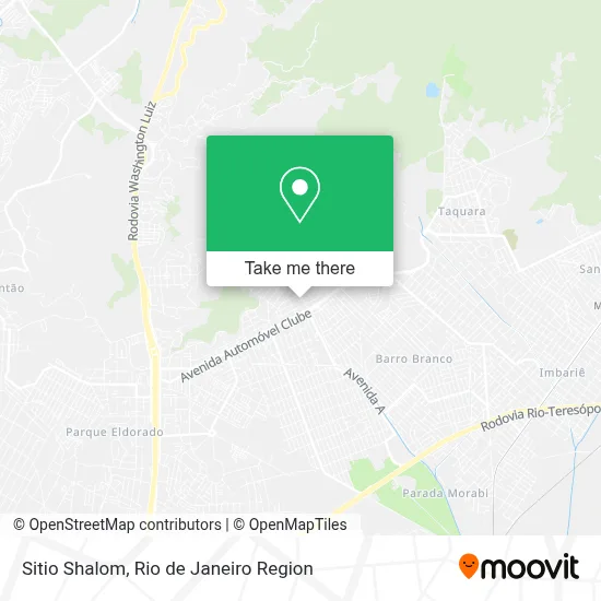 Sitio Shalom map