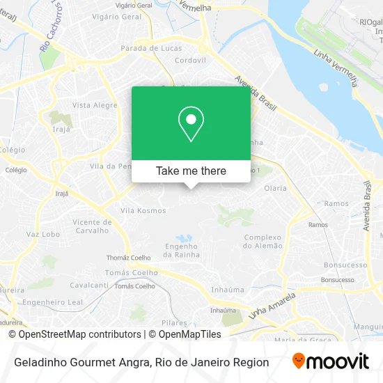 Geladinho Gourmet Angra map