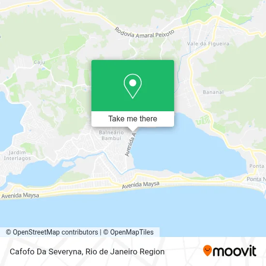 Cafofo Da Severyna map