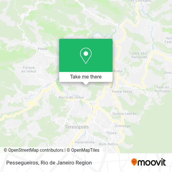 Pessegueiros map