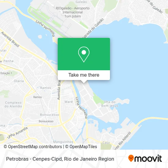 Petrobras - Cenpes-Cipd map