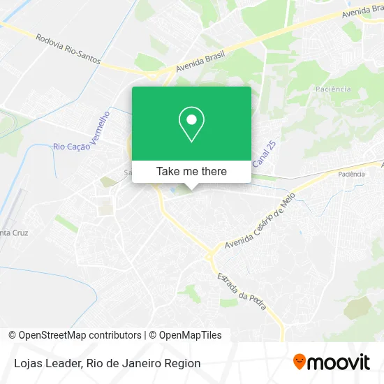 Lojas Leader map