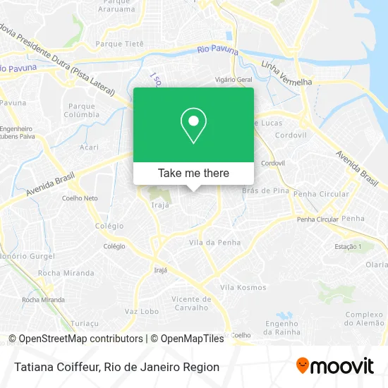 Tatiana Coiffeur map