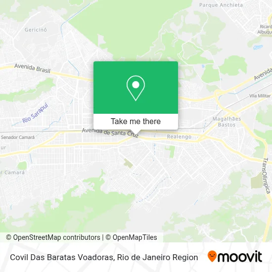 Covil Das Baratas Voadoras map